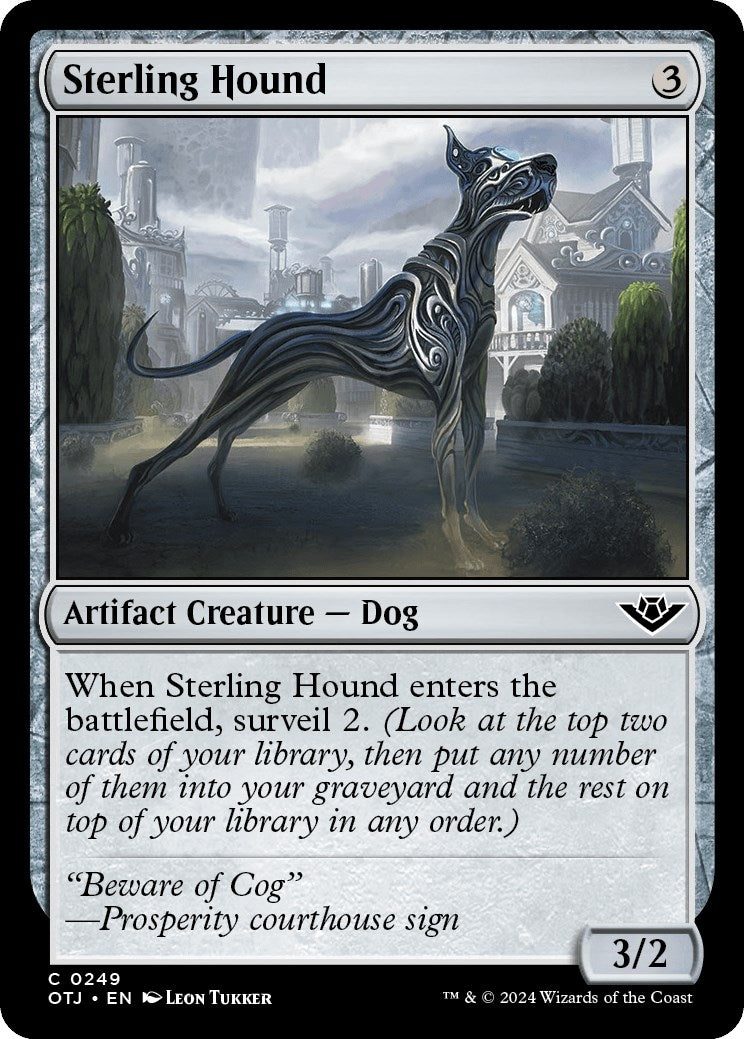 Sterling Hound (249) [OTJ] - MTG Single