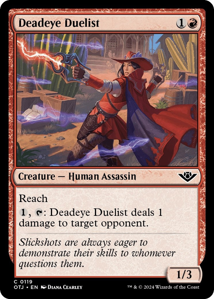 Deadeye Duelist (119) [Outlaws of Thunder Junction]