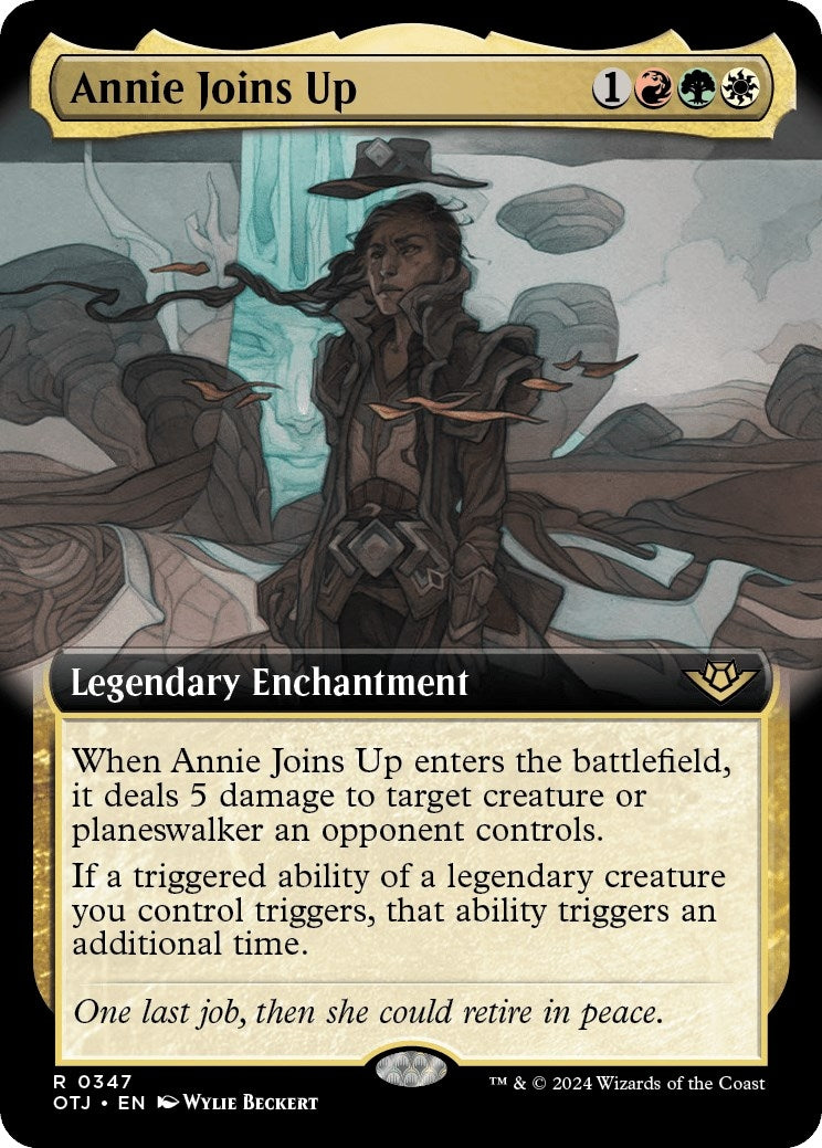 Annie Joins Up (Extended Art) (347) [OTJ] - MTG Single
