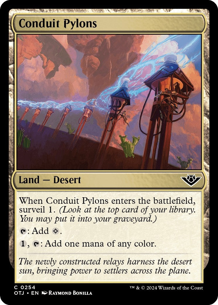 Conduit Pylons (254) [OTJ] - MTG Single