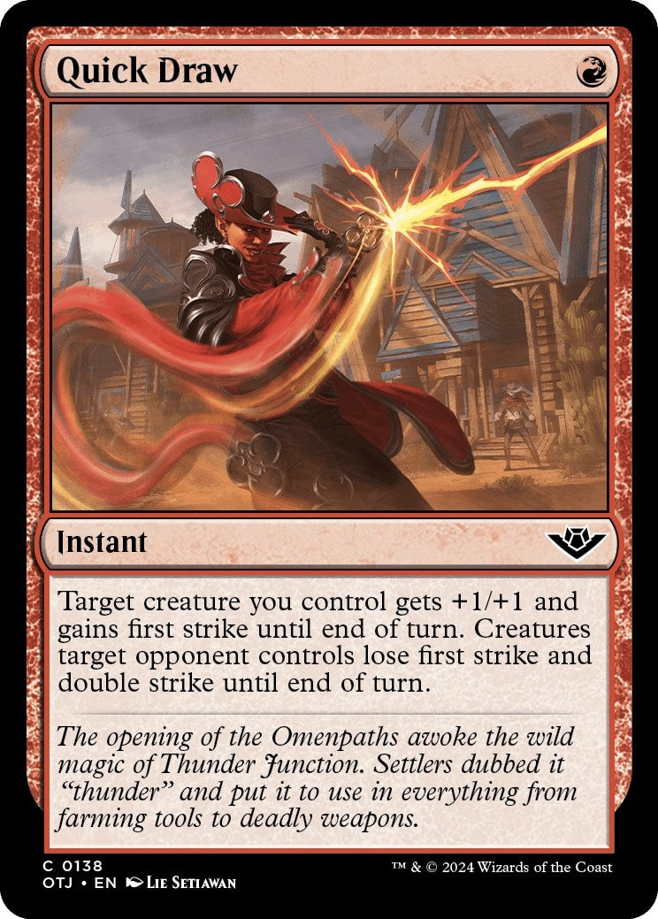 Quick Draw (138) [OTJ] - MTG Single