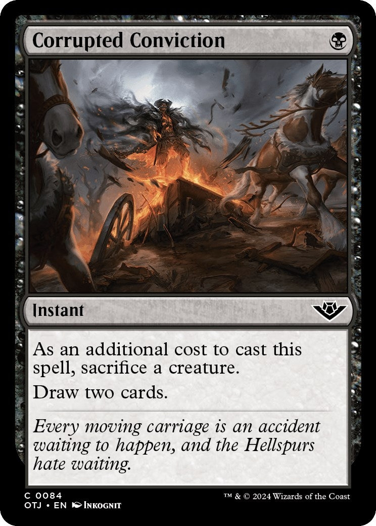 Corrupted Conviction (84) [OTJ] - MTG Single