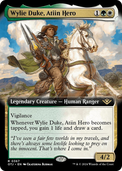 Wylie Duke, Atiin Hero (Extended Art) (367) [Outlaws of Thunder Junction]