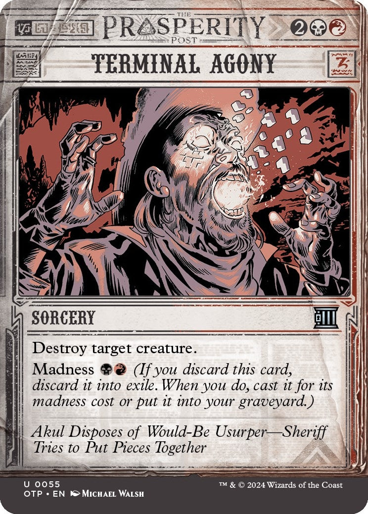 Terminal Agony (55) [OTP] - MTG Single