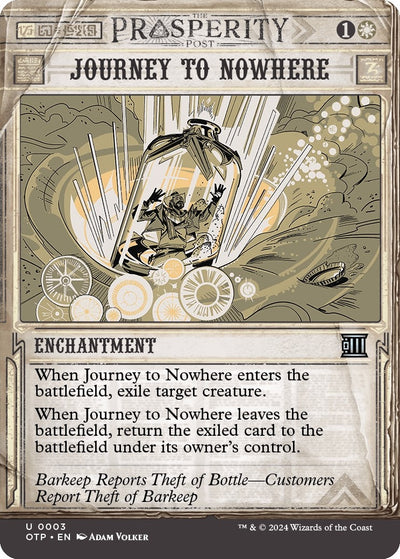 Journey to Nowhere (3) [OTP]