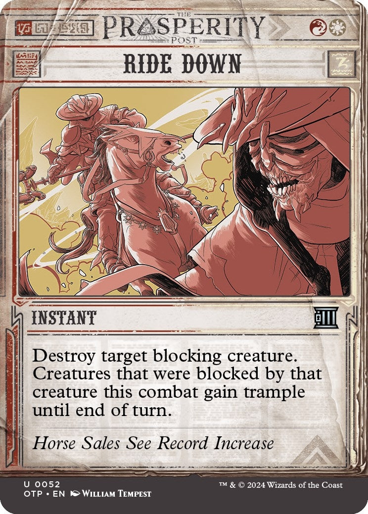 Ride Down (52) [OTP] - MTG Single