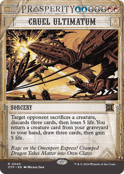Cruel Ultimatum (40) [OTP]