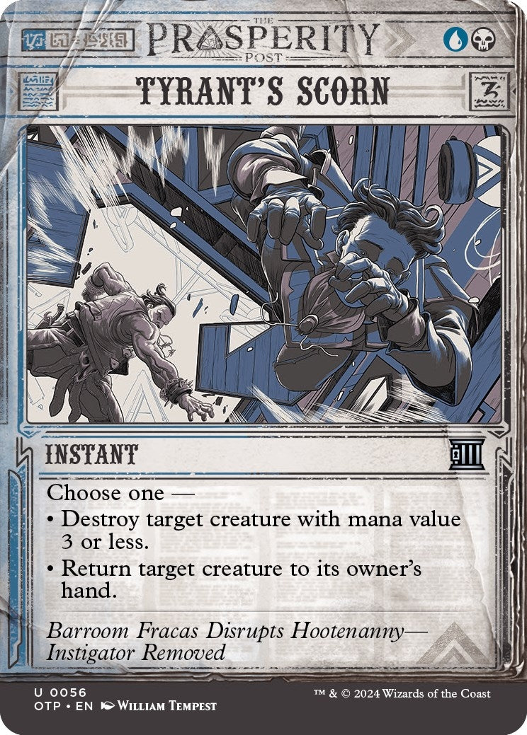 Tyrant’s Scorn (56) [OTP] - MTG Single