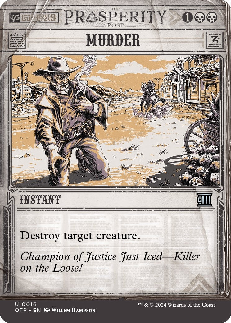 Murder (16) [OTP] - MTG Single