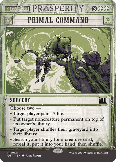 Primal Command (31) [OTP]