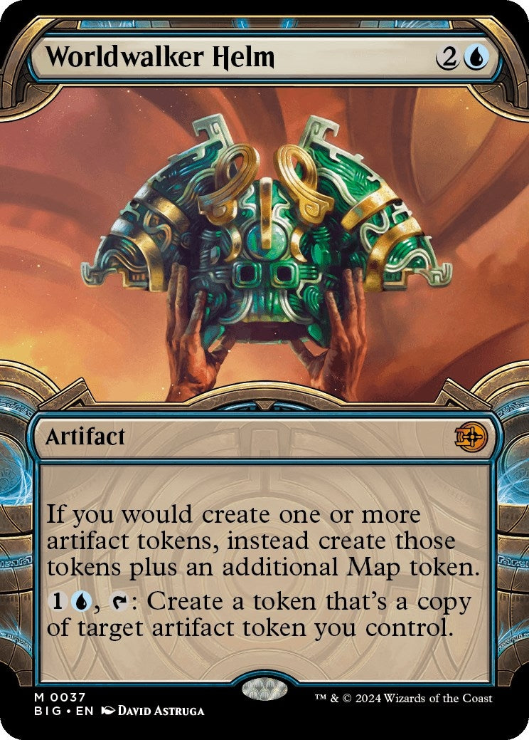 Worldwalker Helm (Showcase) (37) [BIG] - MTG Single