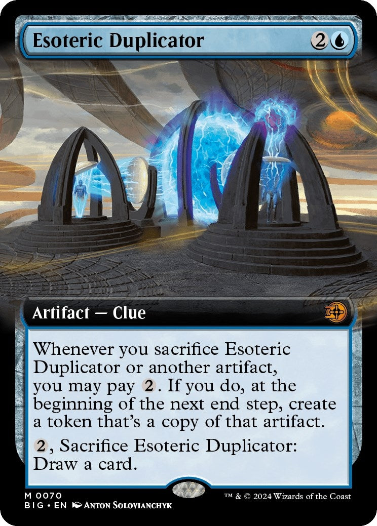 Esoteric Duplicator (Extended Art) (70) [BIG] - MTG Single
