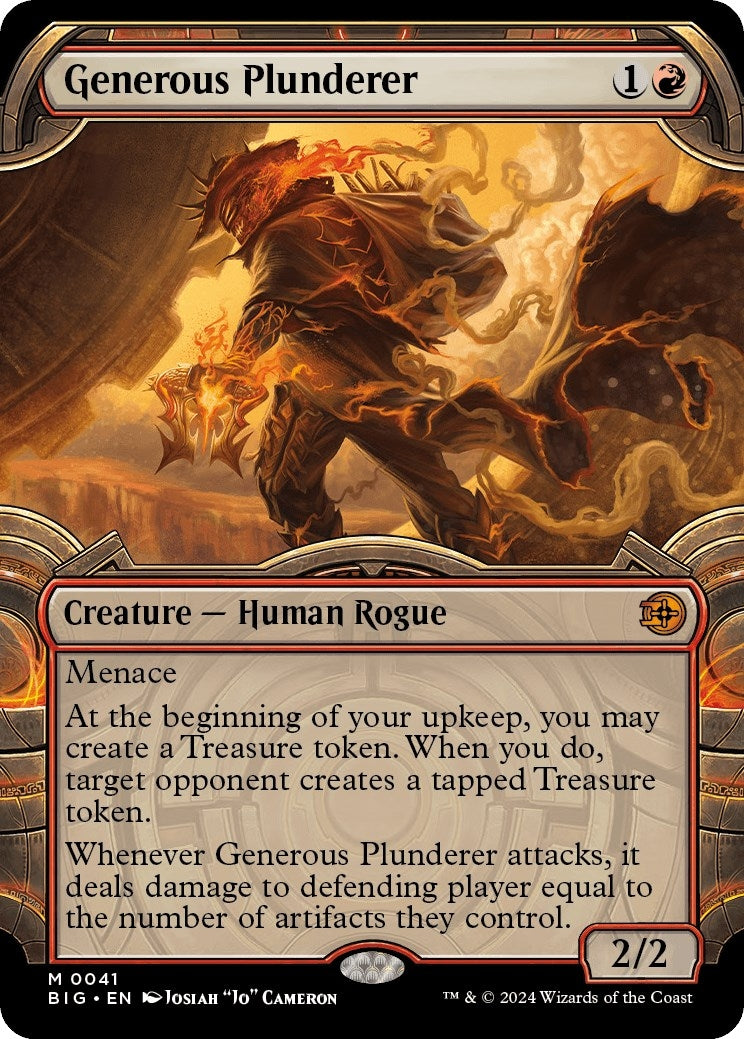 Generous Plunderer (Showcase) (41) [BIG] - MTG Single