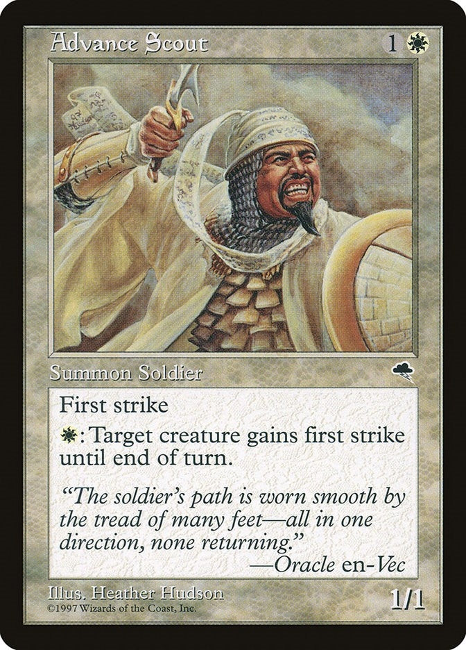 Advance Scout (1) [TMP] - MTG Single