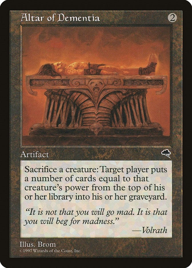 Altar of Dementia (276) [TMP] - MTG Single