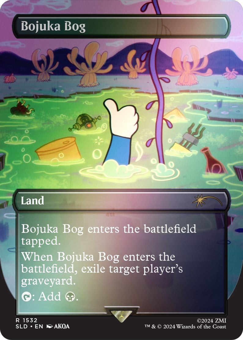 Bojuka Bog (Rainbow Foil) (1532) [SLD] - MTG Single