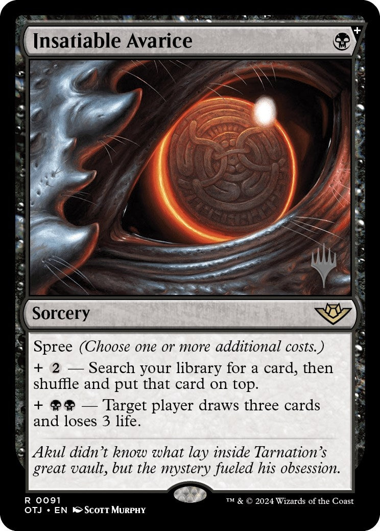 Insatiable Avarice (91) [PPOTJ] - MTG Single