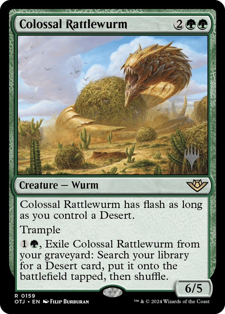 Colossal Rattlewurm (159) [PPOTJ] - MTG Single