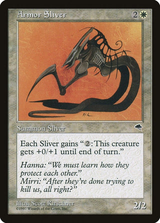 Armor Sliver (4) [TMP] - MTG Single