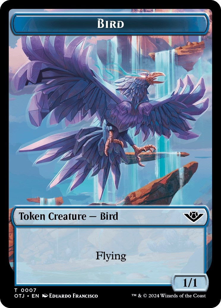 Bird // Plot Double-Sided Token (0) [OTJ] - MTG Single