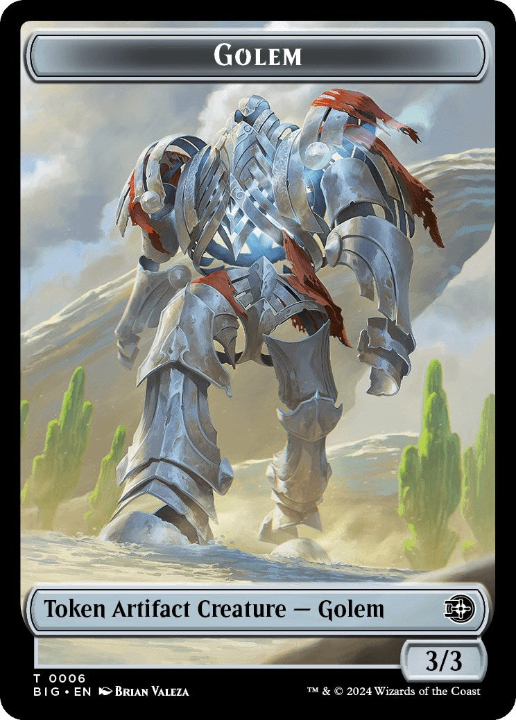 Golem Token (0) [BIG] - MTG Single