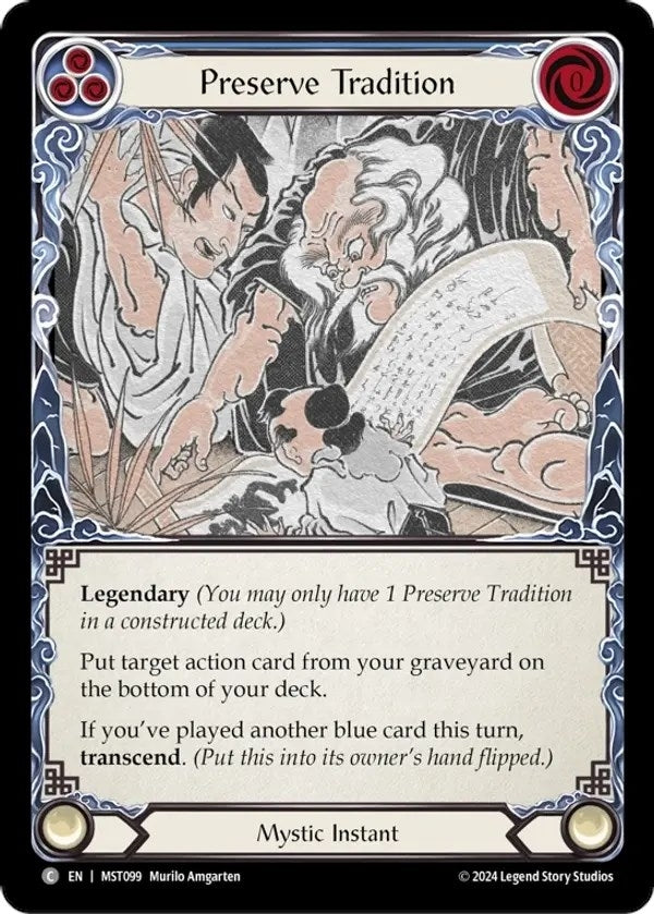 Preserve Tradition (99) [MST] - Flesh and Blood TCG Single