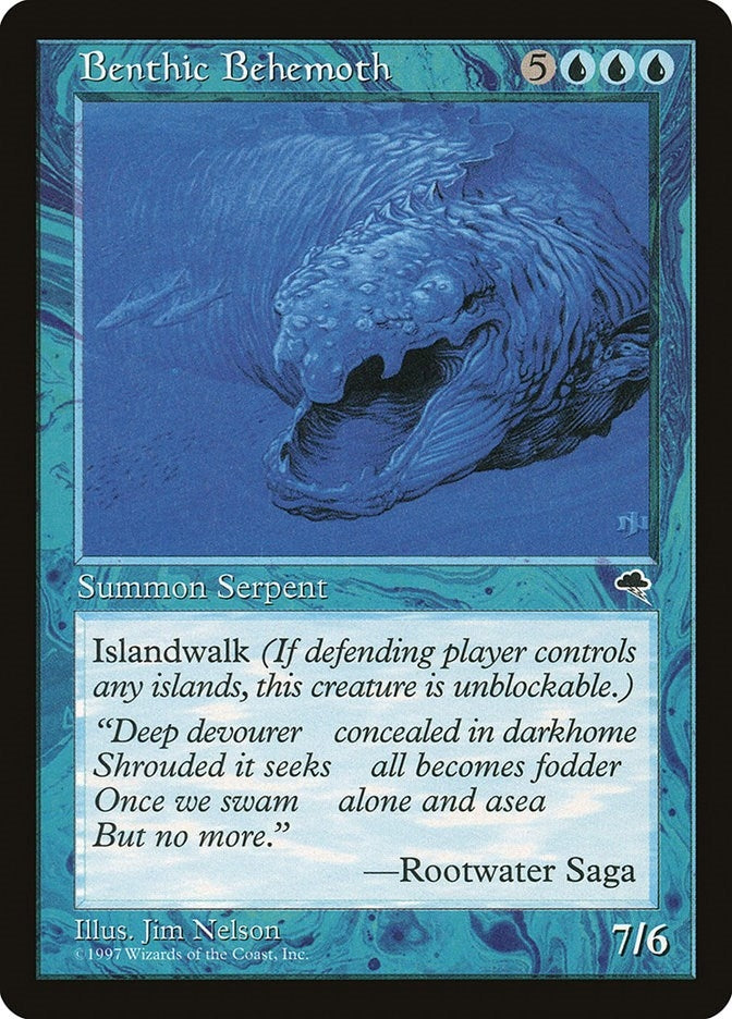 Benthic Behemoth (54) [TMP] - MTG Single