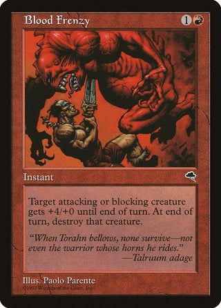 Blood Frenzy (164) [TMP] - MTG Single
