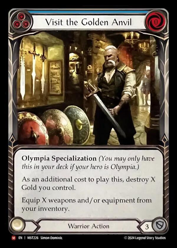 Visit the Golden Anvil (226) [MST] - Flesh and Blood TCG Single