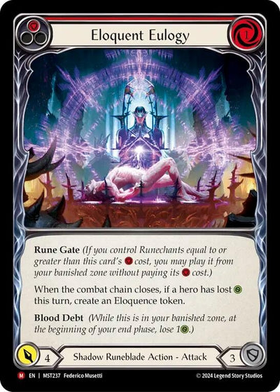 Eloquent Eulogy (237) [MST]