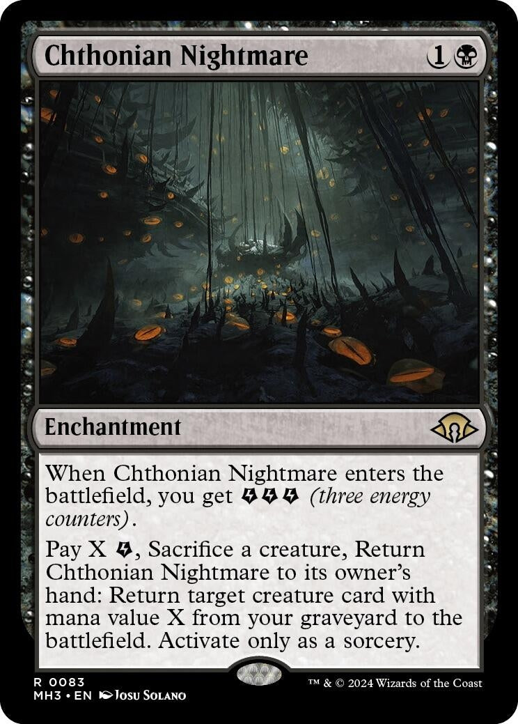Chthonian Nightmare (83) [MH3] - MTG Single