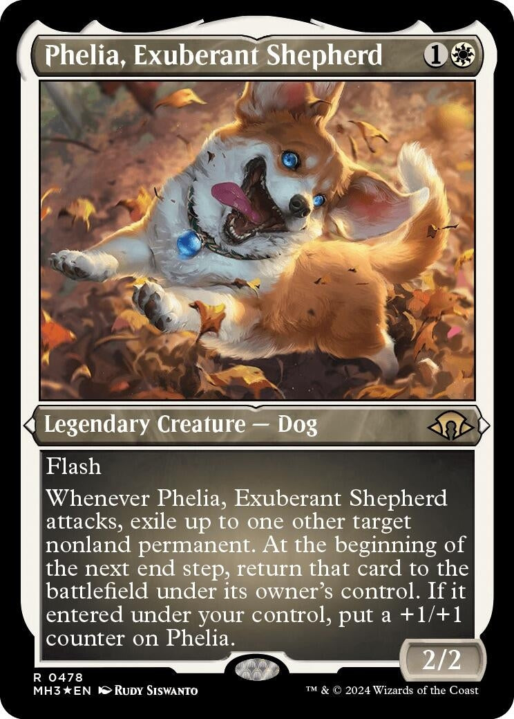 Phelia Exuberant Shepherd (Foil Etched) (478) [MH3] - MTG Single