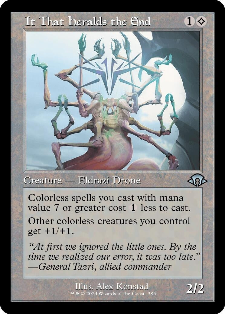 It That Heralds the End (Retro Frame) (385) [MH3] - MTG Single