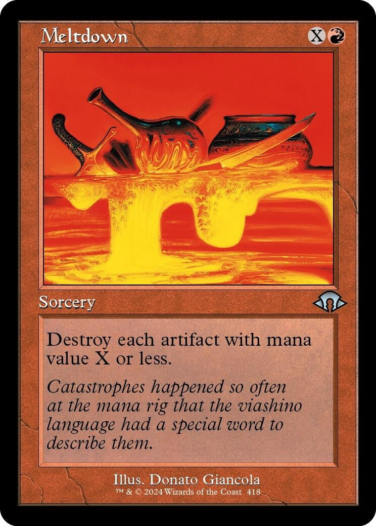 Meltdown (Retro Frame) (418) [MH3] - MTG Single