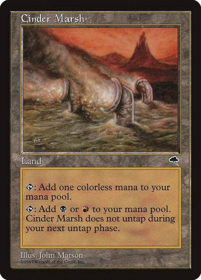 Cinder Marsh (317) [TMP] - MTG Single