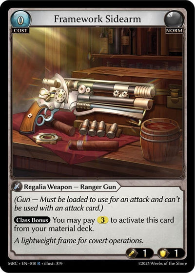 Framework Sidearm (010) (Mercurial Heart)