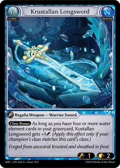 Krustallan Longsword (020) (Mercurial Heart)