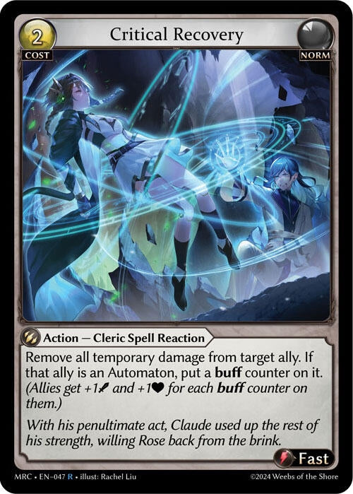 Image for Critical Recovery (047) (Mercurial Heart) - Grand Archive TCG