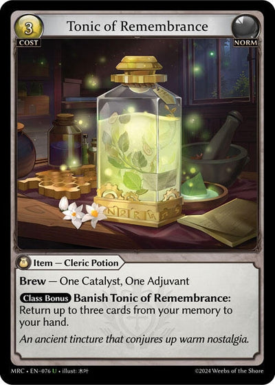 Tonic of Remembrance (076) (MRC)
