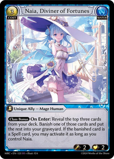 Naia, Diviner of Fortunes (123) (Mercurial Heart)