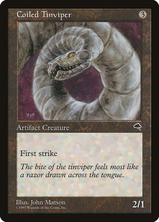 Coiled Tinviper (279) [TMP] - MTG Single