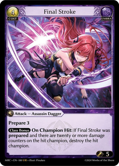 Final Stroke (180) (Mercurial Heart)