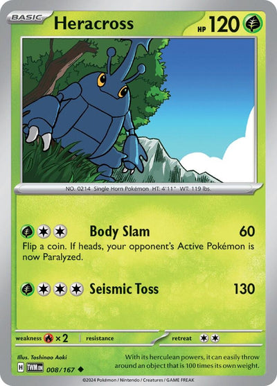 Heracross (008/167) (SV06: Twilight Masquerade)