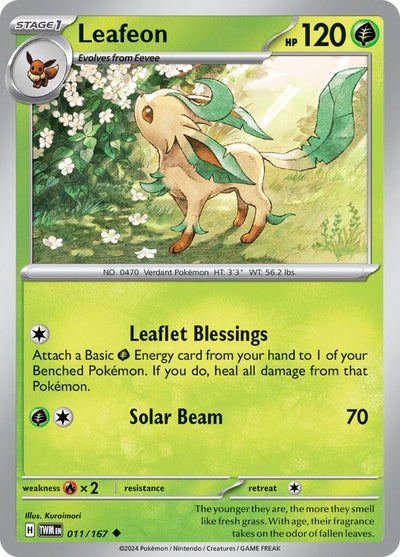 Leafeon (011/167) (SV06: Twilight Masquerade)