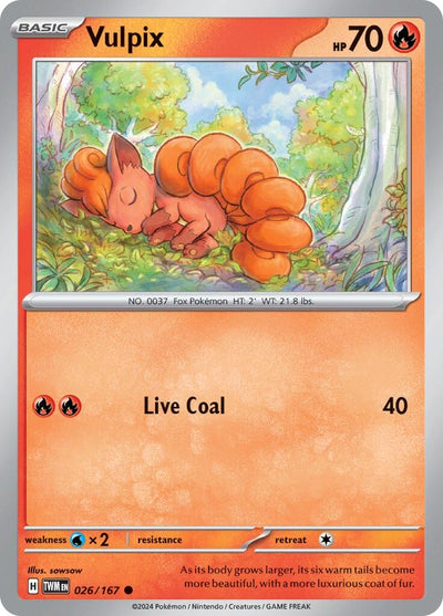 Vulpix (026/167) (SV06: Twilight Masquerade)