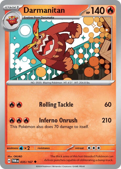 Darmanitan (035/167) (SV06: Twilight Masquerade)