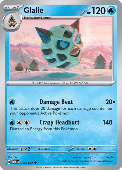 Glalie (052/167) (SV06: Twilight Masquerade)