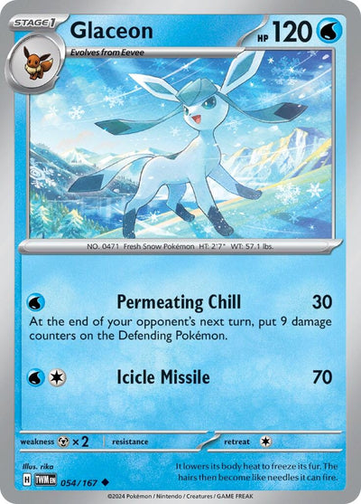 Glaceon (054/167) (SV06: Twilight Masquerade)