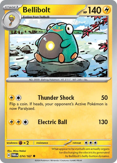Bellibolt (074/167) (SV06: Twilight Masquerade)