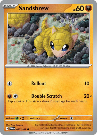 Sandshrew (097/167) (SV06: Twilight Masquerade)